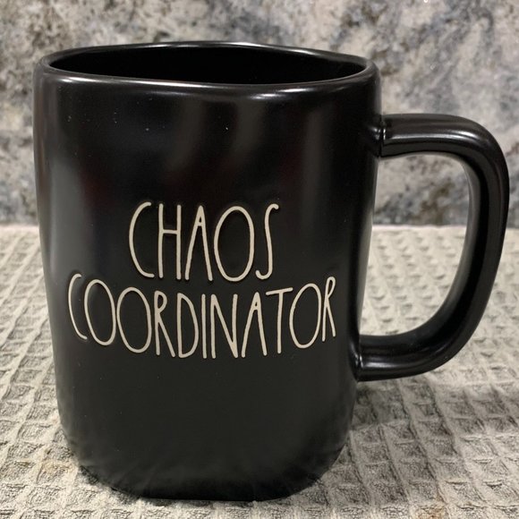 Rae Dunn Other - Rae Dunn CHAOS COORDINATOR Black Mug